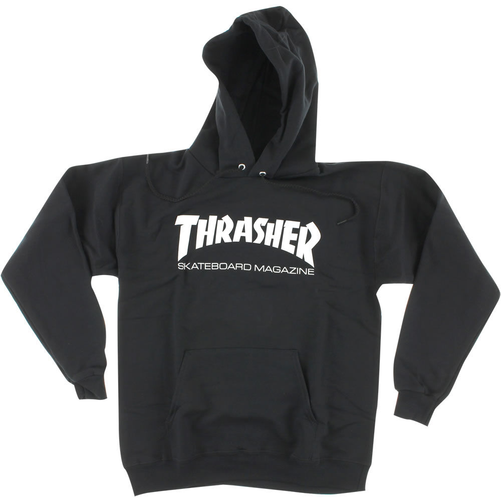 thrasher skate mag white pullover hoodie
