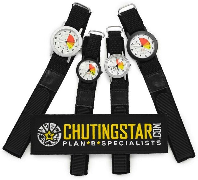 Analog altimeter watch top