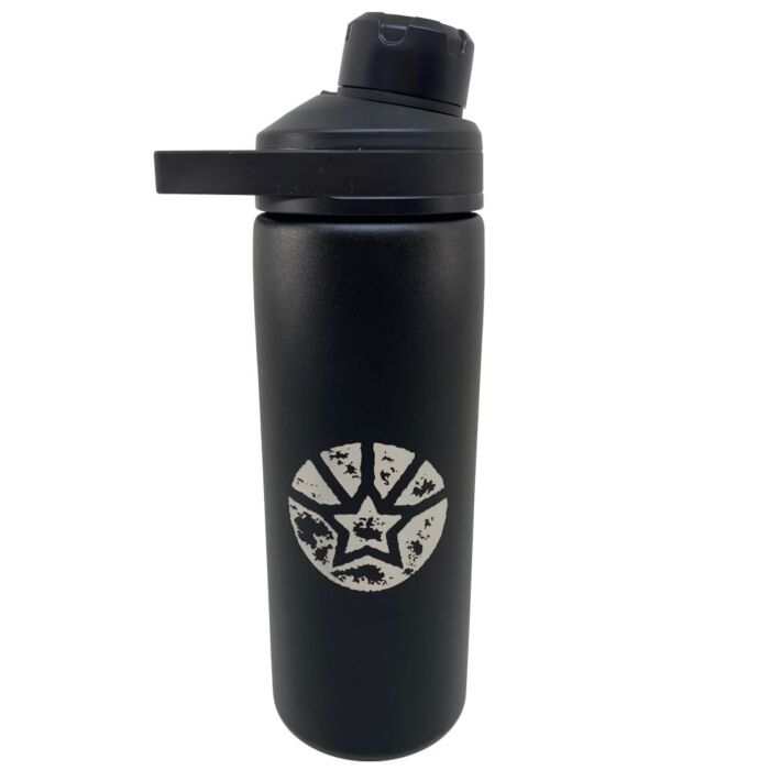 20 oz. vacuum insulated matte stainless steel water bottles