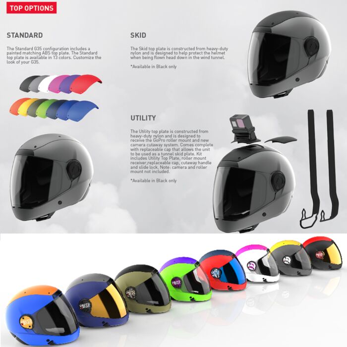 Cookie G35 Top Plates (Colors, Skid or Utility) | ChutingStar