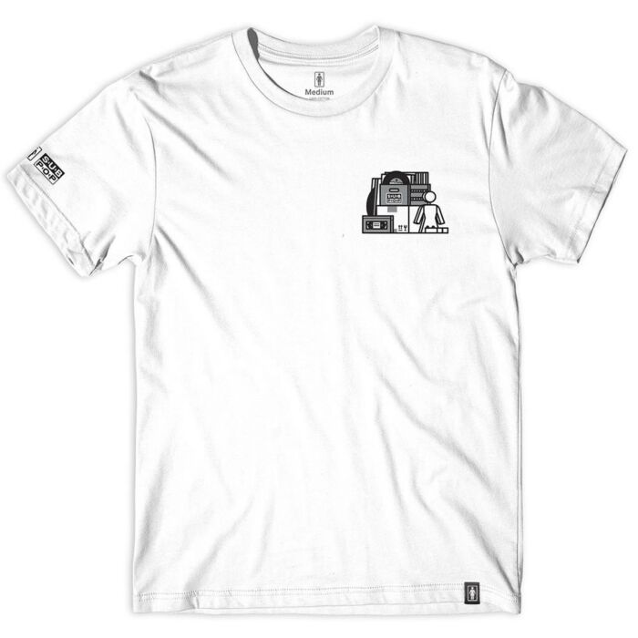 Girl x Sub Pop Stacked White T-Shirt