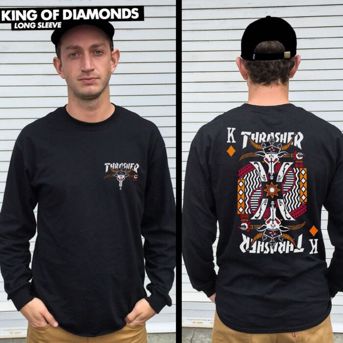 thrasher black long sleeve