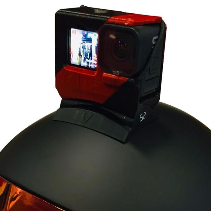Zkulls GoPro HERO9/10/11/12 Low Profile Slider Helmet Mount